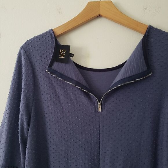 W5 Swiss Dot Bell Sleeve Blouse S - Picture 5 of 6